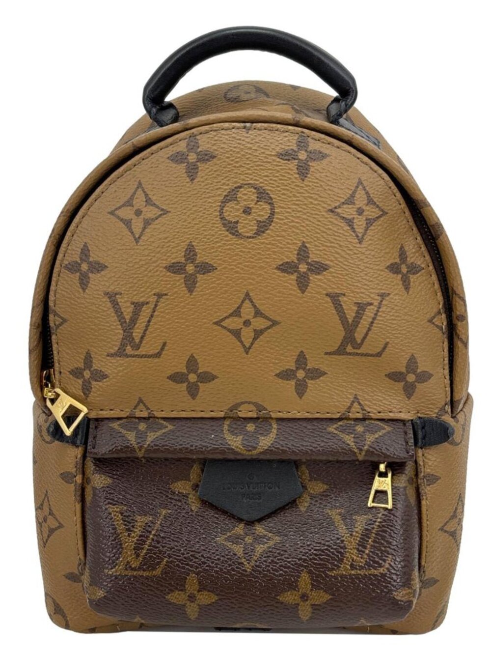 Louis Vuitton Palm Springs Mini Monogram Reverse Canvas Backpack Bag Brown